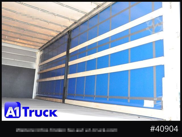 Swap body with flatbed & tarp WECON WPR 745, verzinkt, 2520  innen, Code XL, neue Plane