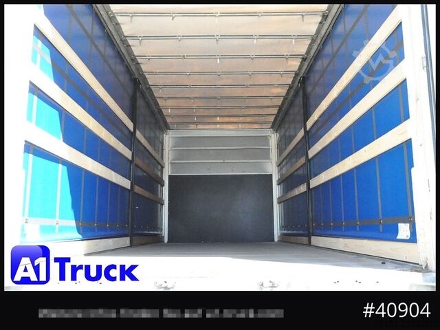 Swap body with flatbed & tarp WECON WPR 745, verzinkt, 2520  innen, Code XL, neue Plane