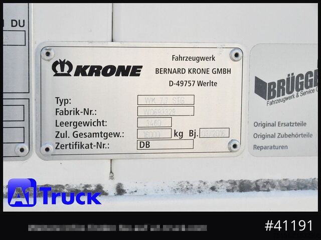 Wechselbrücke mit Kofferaufbau KRONE 2x  Wechselbrücke 7,82, 2680mm Innenhöpestock