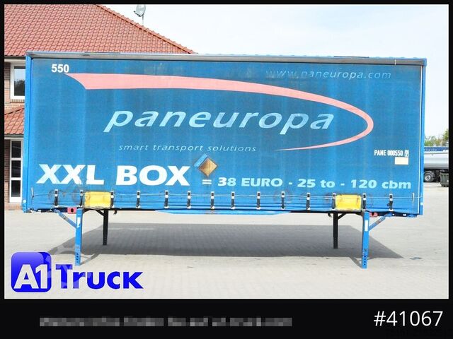 Wechselbrücke mit Pritsche & Plane KRONE Wechselbrücke Jumbo BDF 7,82, Code XL,
