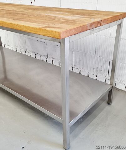 Baker's table Köhler AT 2000 mit Buchenholzplatte