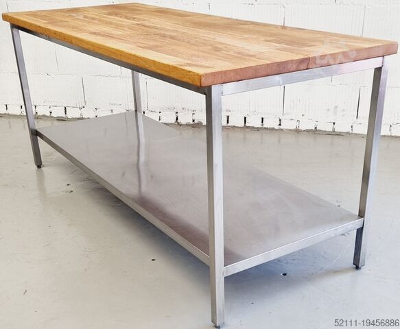 Baker's table Köhler AT 2000 mit Buchenholzplatte