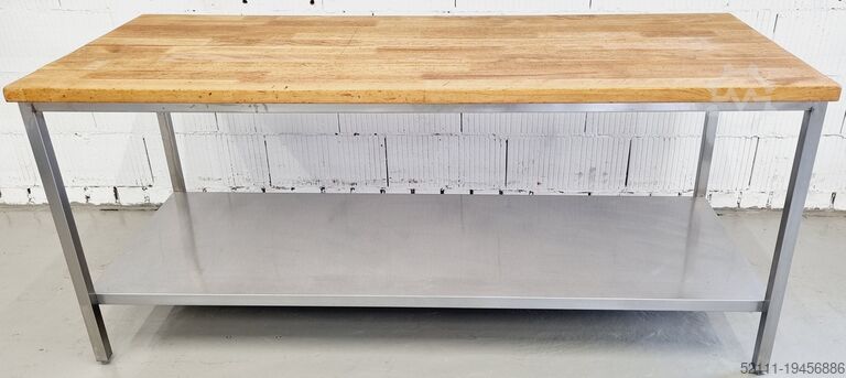 Baker's table Köhler AT 2000 mit Buchenholzplatte