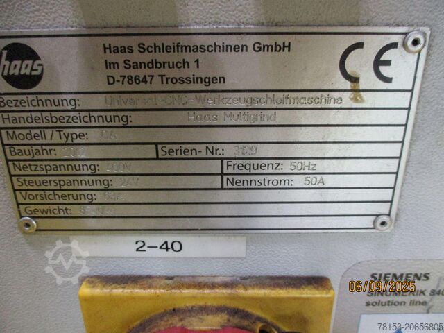 Multigrind CA 5-Axis HAAS CA