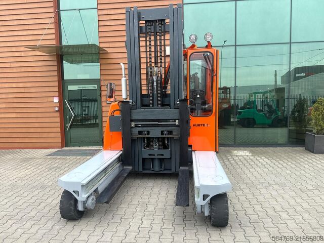 4-way forklift Combilift Hubtex DQ45/Only 3310 h/Telscopic forks