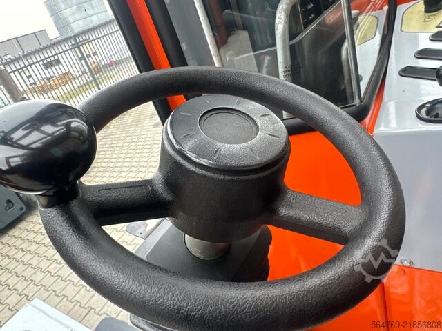 4-way forklift Combilift Hubtex DQ45/Only 3310 h/Telscopic forks