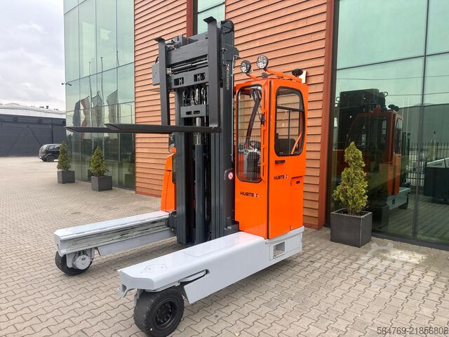 4-way forklift Combilift Hubtex DQ45/Only 3310 h/Telscopic forks
