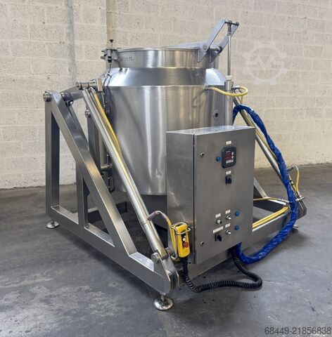 Vertical cooking vessel, Type KRWK 500 Spako Verticale kook-roerketel met schraapwerk