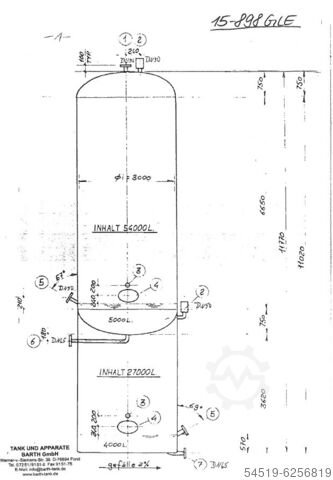 81.000 ltr. GFK - Flachboden - Weintanks  
