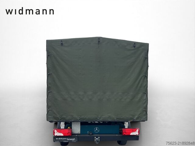 Curtain sider van Mercedes-Benz Sprinter 316 CDI 4x4 Doka Pri/Pla Klima Standh. AHK