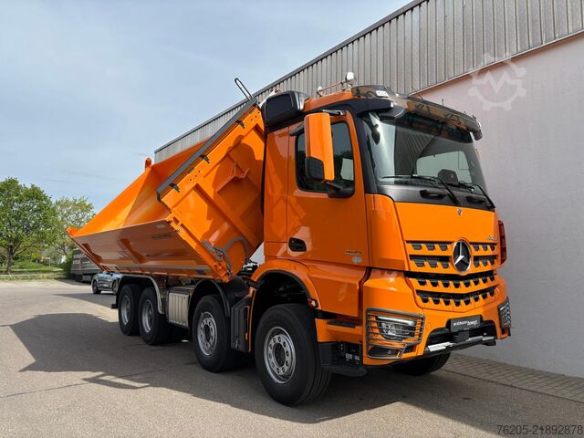 Tipper truck Mercedes-Benz Arocs 5 3251 K Meiller Trigenius Aufbau ACC AUT