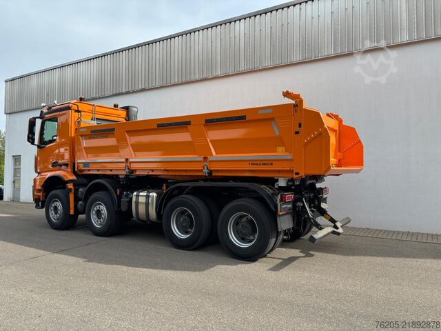 Tipper truck Mercedes-Benz Arocs 5 3251 K Meiller Trigenius Aufbau ACC AUT