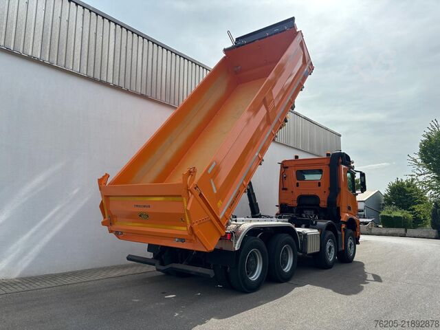 Tipper truck Mercedes-Benz Arocs 5 3251 K Meiller Trigenius Aufbau ACC AUT