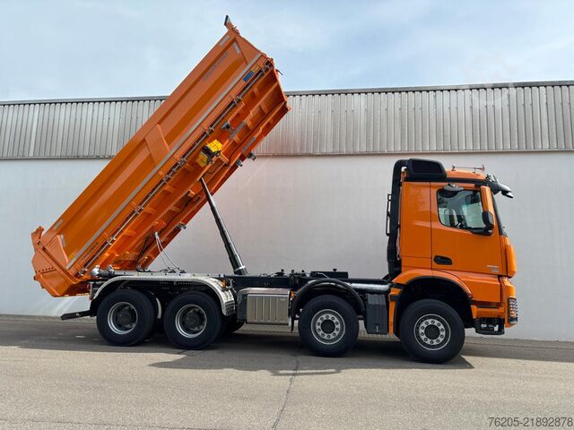 Tipper truck Mercedes-Benz Arocs 5 3251 K Meiller Trigenius Aufbau ACC AUT