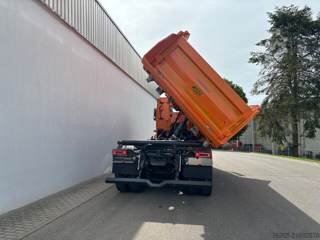 Tipper truck Mercedes-Benz Arocs 5 3251 K Meiller Trigenius Aufbau ACC AUT