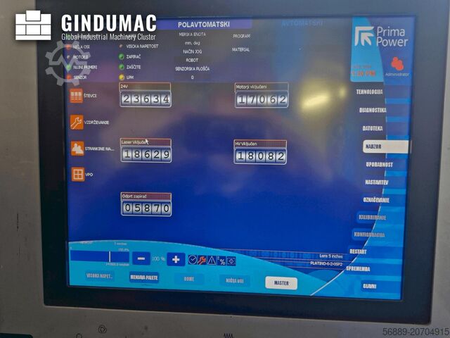 CO2-Laserschneidmaschine Prima Power Platino 1530 (2017)