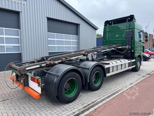 Container transport DAF XF105-460 FAS , Manual, Retarder, NCH Kipper, 1...