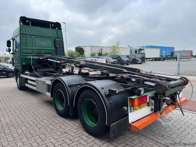 Container transport DAF XF105-460 FAS , Manual, Retarder, NCH Kipper, 1...