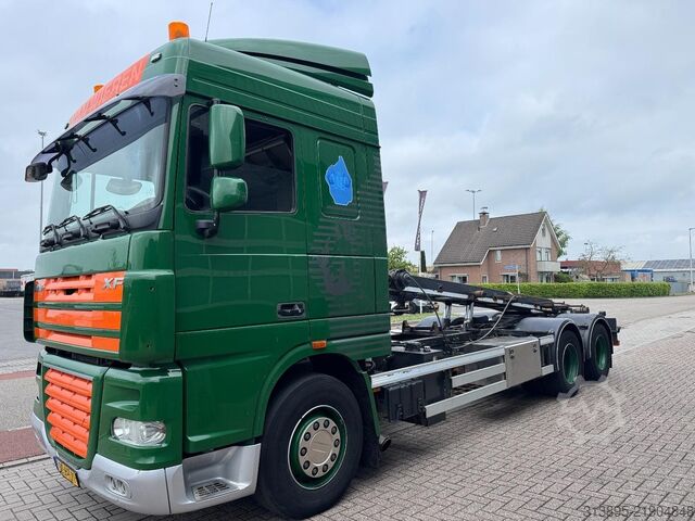 Container transport DAF XF105-460 FAS , Manual, Retarder, NCH Kipper, 1...