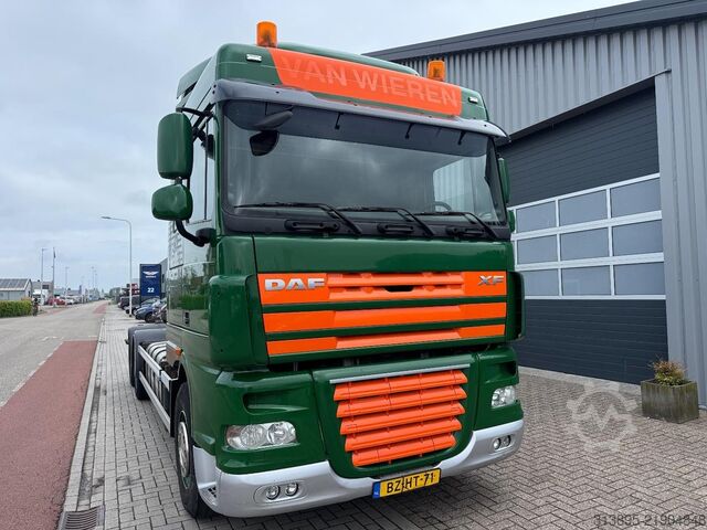 Container transport DAF XF105-460 FAS , Manual, Retarder, NCH Kipper, 1...