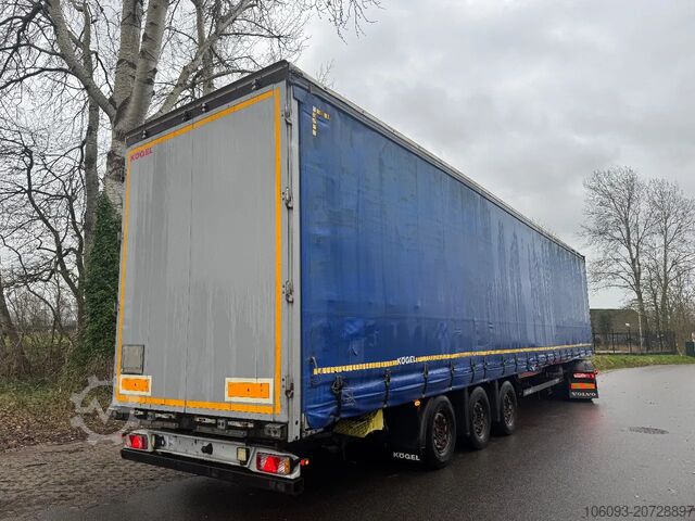 Sliding tarpaulins Kögel 3 ass mega oplegger