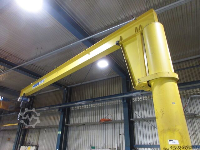 Saeulenschwenkkran Schwenkkran Kettenzug Abus VS Kran Drehkran Hallenkran 0,5t Abus Kettenzug L 6m NL 500Kg H4,3m