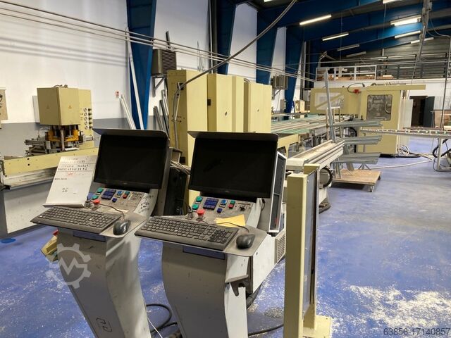 4 Heads horizontal welding machine CNC and automatic deburring CNC SOENEN Q4 BFP SOENEN HENDRIK Q4 et BFP