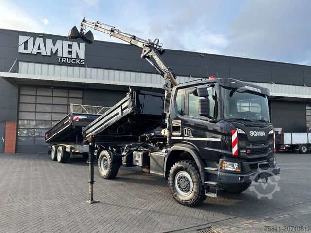 3-Seiten-Kipper Scania G 500 XT 4x4 Kipper/Kraan