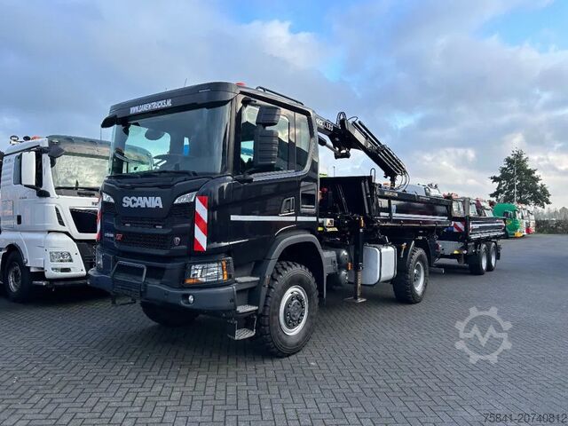 3-Seiten-Kipper Scania G 500 XT 4x4 Kipper/Kraan