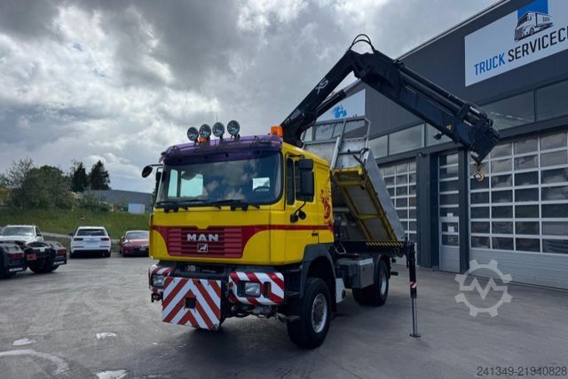 Autokran MAN F2000 19.464 4x4 Hiab 166-4