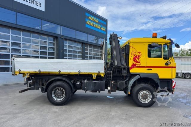 Autokran MAN F2000 19.464 4x4 Hiab 166-4