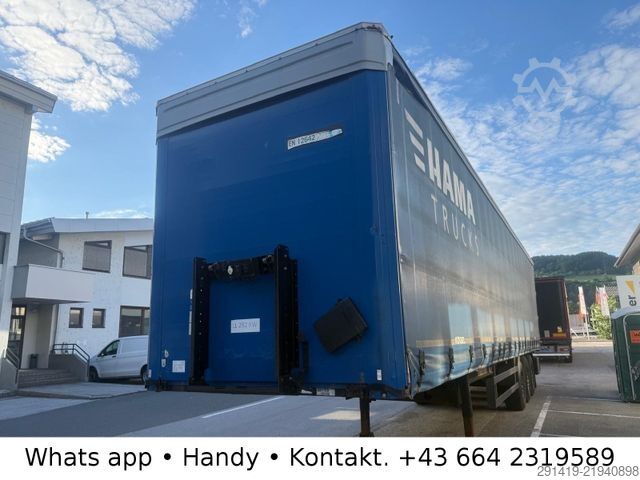 Open semitrailer with tarp KÖGEL S24 3-Achser Pritsche Plane Bj 2016