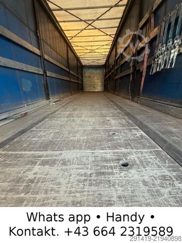 Open semitrailer with tarp KÖGEL S24 3-Achser Pritsche Plane Bj 2016