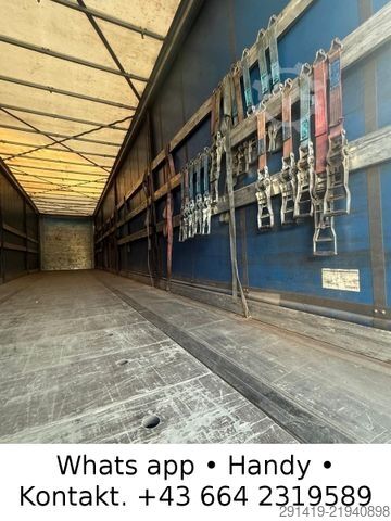 Open semitrailer with tarp KÖGEL S24 3-Achser Pritsche Plane Bj 2016
