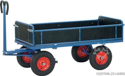 Hand platform truck with 4 side panels – 1 unit  