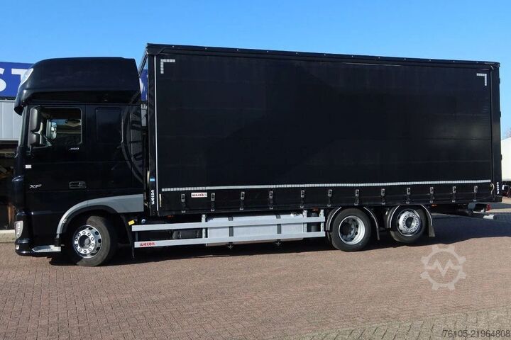Curtain sided DAF XF 480 6X2 schuifzeil + schuifdak, Voorbereidin...
