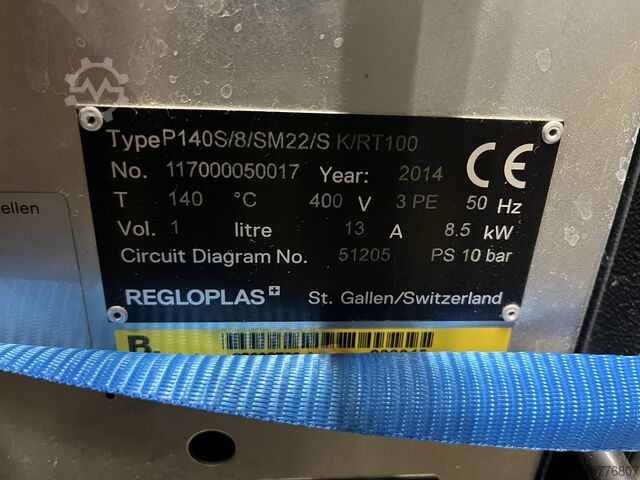 Temperiergerät Regloplas P140S/8/SM22/S K/RT100