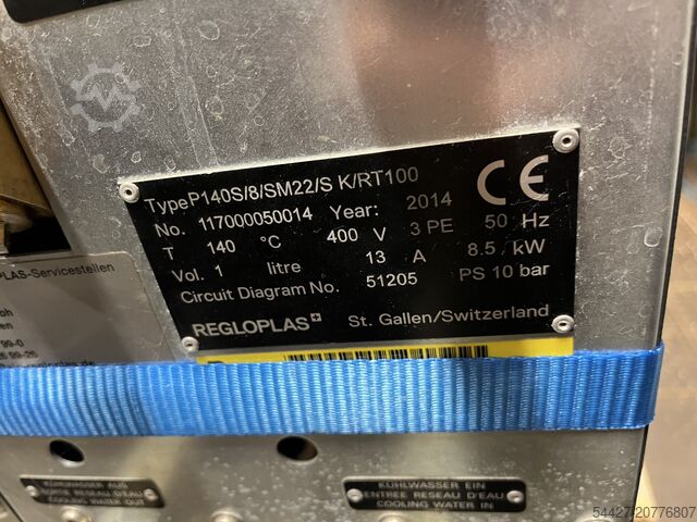 Temperiergerät Regloplas P140S/8/SM22/S K/RT100