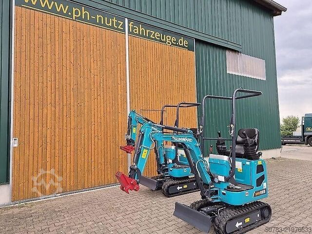 Backhoe loader Sunward SWEW08B - Lagermaschine, Abverkauf