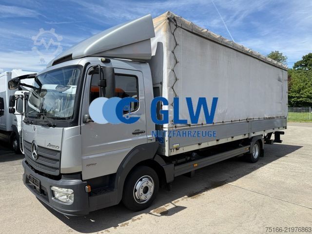 Curtain sider van MERCEDES-BENZ ATEGO 818 L Pritsche/Plane 7,10 m LBW 1 T*EDSCHA