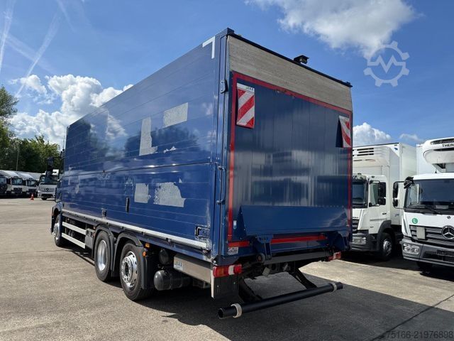 Beverage truck MERCEDES-BENZ ACTROS 2548 L Getränkekoffer 7,7 m LBW 2 T*LENK