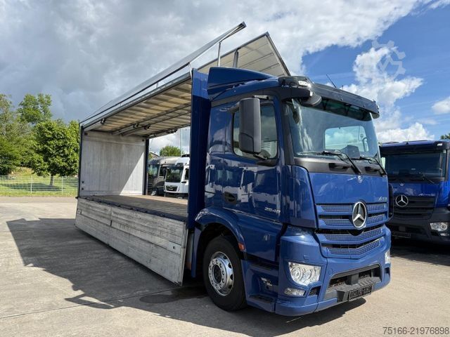 Beverage truck MERCEDES-BENZ ACTROS 2548 L Getränkekoffer 7,7 m LBW 2 T*LENK