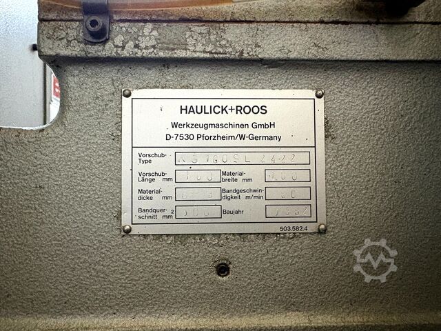Automatic punching machine Haulick + Roos RVD63-800