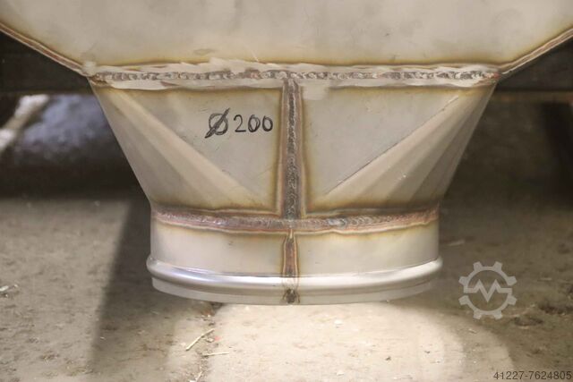 Absaughaube Trichter Edelstahl 2020/910/H300 mm