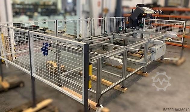 Aluminum automatic saw with drilling un UK 350 A 90° CNC + TR14 Servo + Y-Achse