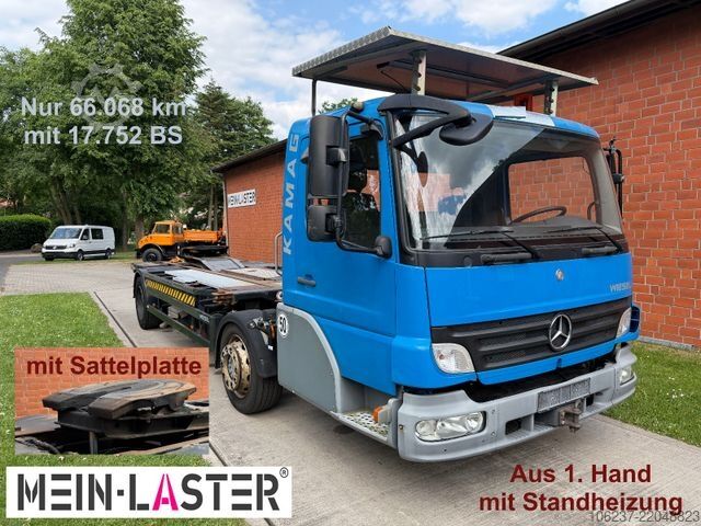 Swap body truck MERCEDES-BENZ Kamag Wiesel Umsetzter Sattelplatte