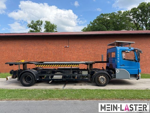 Swap body truck MERCEDES-BENZ Kamag Wiesel Umsetzter Sattelplatte