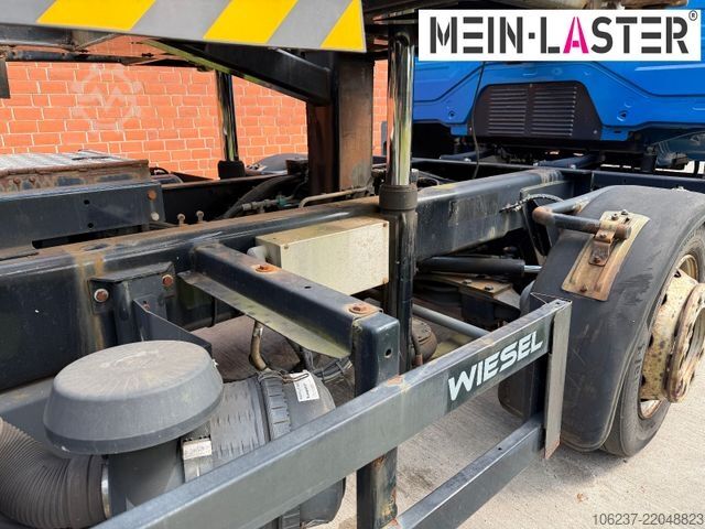 Swap body truck MERCEDES-BENZ Kamag Wiesel Umsetzter Sattelplatte