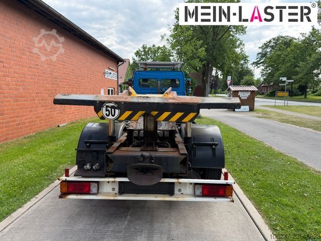 Swap body truck MERCEDES-BENZ Kamag Wiesel Umsetzter Sattelplatte