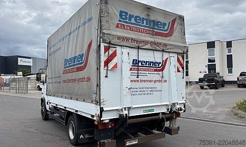 Curtain sider van MERCEDES-BENZ Vario 816 D Pritsche &P lane mit LBW E5